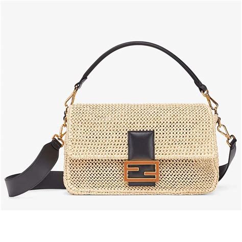 beige fendi baguette|fendi baguette for women.